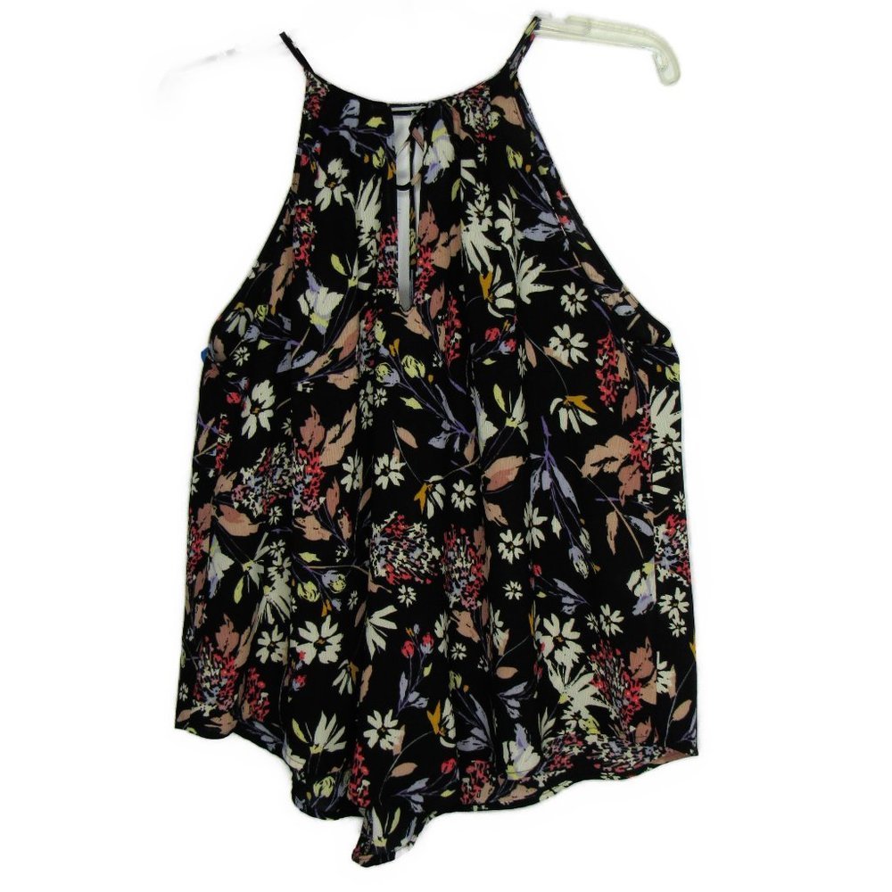 Lush - Floral Strappy Sleeveless Top - Size Medium